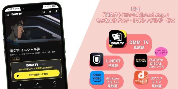 頭文字[イニシャル]D 3rd stage 配信