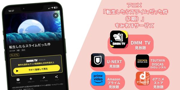 転生したらスライムだった件（1期） 配信